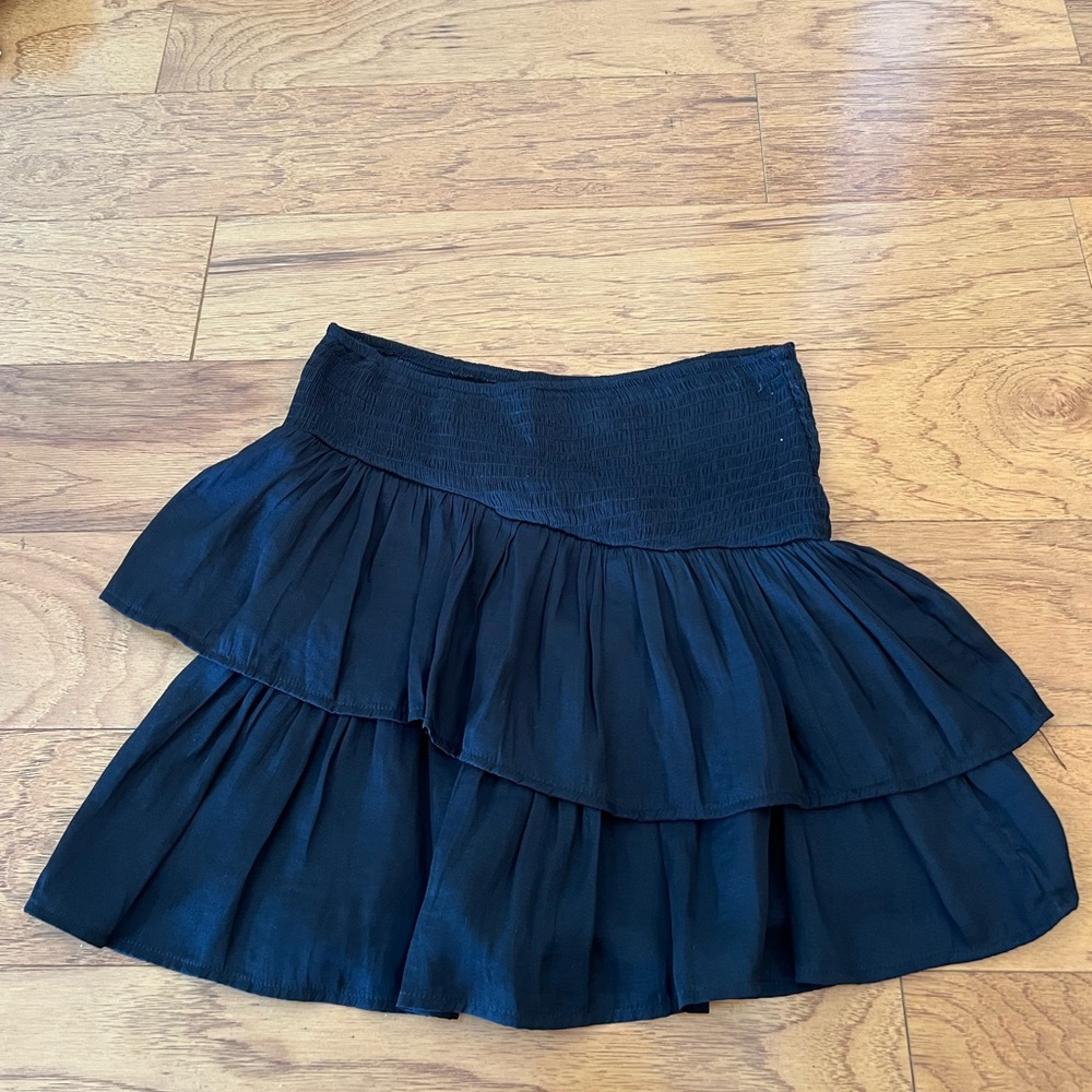 Black Tiered Skirt